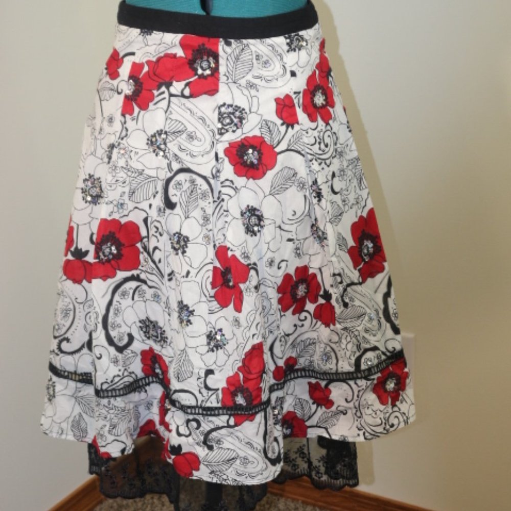 Limited too- Floral skirt